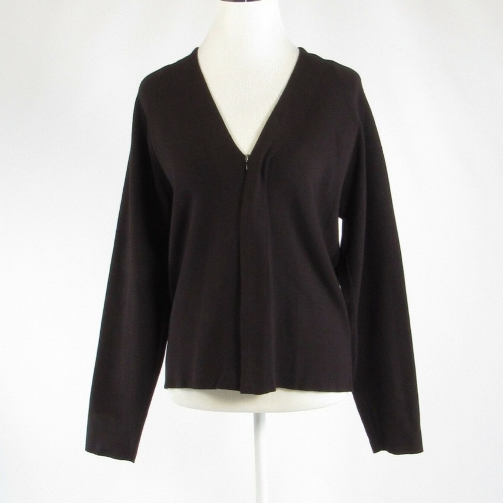 Calvin Klein Dark Brown Sweater Jacket